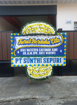 Papan Bunga Duka di Cipurut